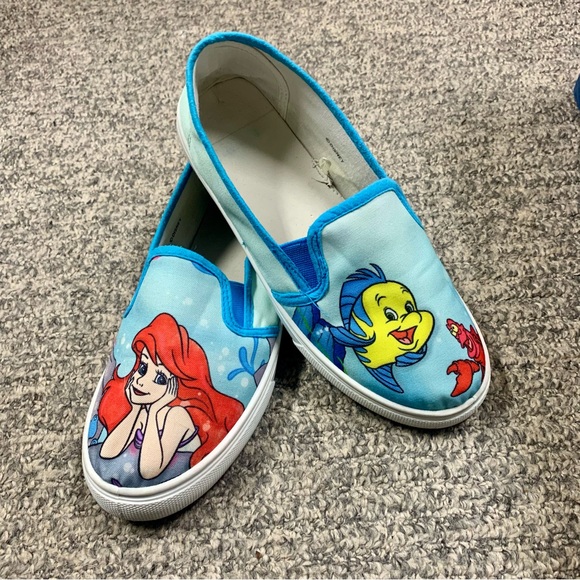 Disney The Little Mermaid Ariel Slip-On Sneakers - Picture 3 of 8